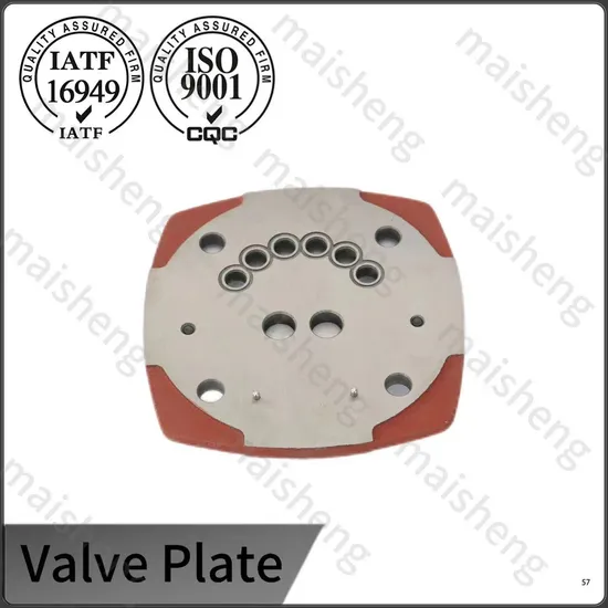 Placa de válvula de aleación de aluminio